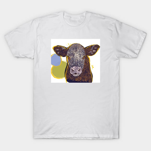 Cow T-Shirt by flywithsparrows